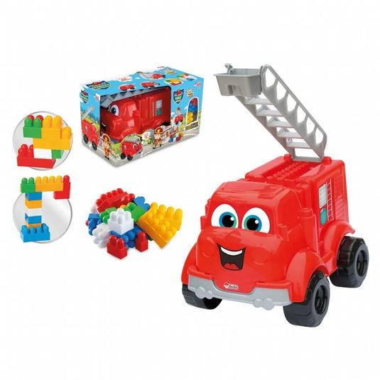DEDE - Fire Truck + 30 Blocs (3A+)