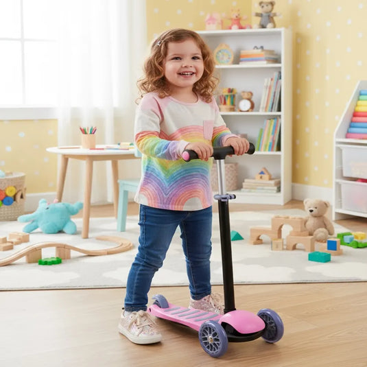 ILBOO - Trottinette pour enfant - Rose (3A+)