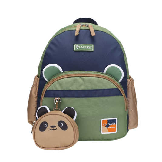 Cartable Maternelle GS - AMNAYS Panda Vert