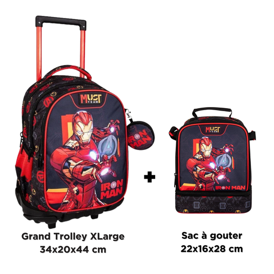Pack MUST Primaire (CP > CM2) - IRON MAN - Garçon