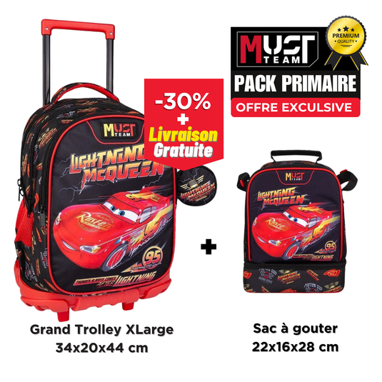 Pack MUST Primaire (CP > CM2) - Cars - Garçon