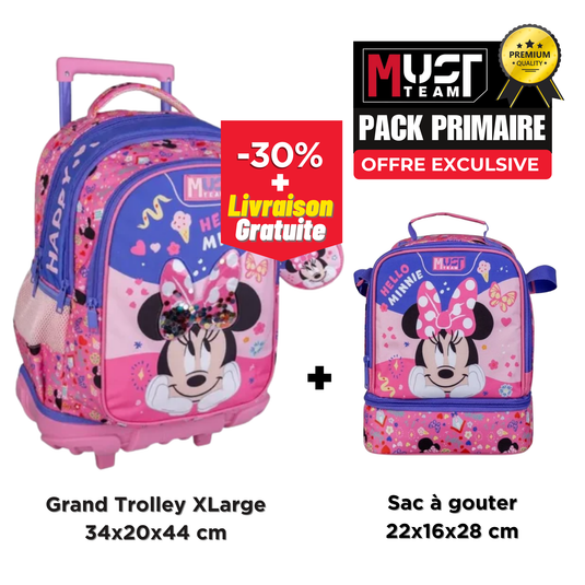 Pack MUST Primaire (CP > CM2) - Minnie - Fille
