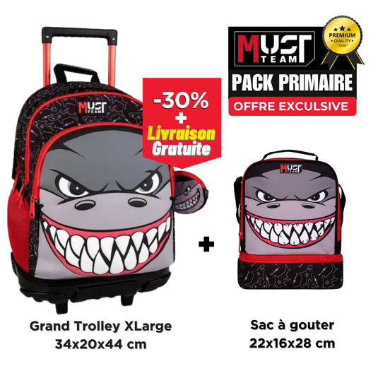 Pack MUST Primaire (CP > CM2) - Shark - Garçon