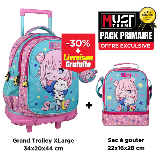 Pack MUST Primaire (CP > CM2) - Smile - Fille