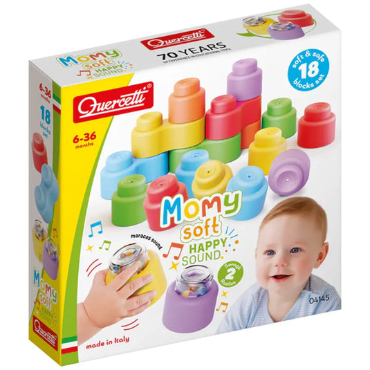 Quercetti - Momy Soft Happy Sound 18 pcs (6M+)